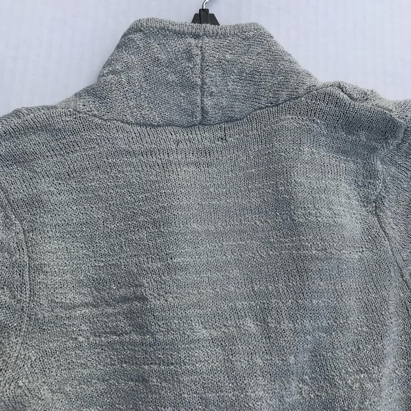 Express metallic silver flyaway knit cardigan S - Picture 8 of 8